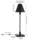 Hudson&Canal Clement 28" Tall Table Lamp with Metal Shade - Blackened Bronze/Blackened Bronze-Clean with a soft, dry cloth and no harsh chemicals or abrasive cleaning materials