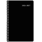 Staples 2026-2027 Weekly/Monthly Academic Planner - 8-1/2" H x 5-1/2" W - Black - Bilingual-14 months: July 2026 - August 2027