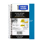 Five Star Personal Premium Notebook - 5" x 7" - Assorted - 160 Pages-"Neat Sheet" perforated pages