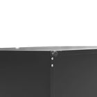 Storemax Steel Two-Drawer Lateral File Cabinet - Letter/Legal-Anti-tipping interlock system allows only one drawer to open at a time