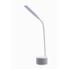 Bostitch LED Desk Lamp with Bluetooth Speaker - White-Built-in USB port for convenient device charging