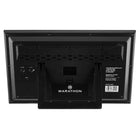 Marathon Slim-Jumbo Atomic Digital Wall Clock - Black-MULTIPLE DISPLAY MODES - 12 or 24 Hour Display Formats