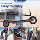 Gyrocopters J30 Electric Scooter for Adults & Teens - Speed 31 kmph - Range 30 km - APP - Grey-Smart Monitoring and Night Safety: Stay informed with the interactive LED display that provides real-time updates on your current speed, speed mode, and battery levels. For low-light conditions, the integrated bright LED headlights provide superior visibility, ensuring you can see and be seen from dawn until dusk