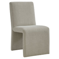 Modway Emory Fabric Upholstered Dining Side Chair - Linen-Versatile Slipper Chair