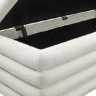 Modway Mezzo Boucle Upholstered Storage Bench - Cloud-9