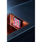 Happy Sinks Bio Composite Magnetic Dishcloth Holder - Black-Product size: L 17,0 cm, H 2,0 cm, W 5,7 cm