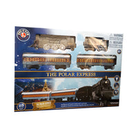 Lionel Mini Train Set-Polar Express-Looping Sounds Include: Steam Chuffing / Whistle / Bell, 3 custom THE POLAR EXPRESS™ announcements, “All Aboard, This is the Polar Express!”, “Tickets, Tickets Please!” and “I am the King of the North Pole!"