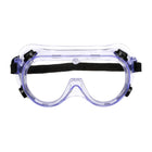 3M Goggle Chemical Splash & Impact-Resistant Clear Lens-Adjustable strap offers a snug, customizable fit