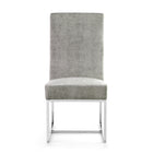 Manhattan Comfort Element 19.68" Modern Velvet Upholstered Dining Chair - Steel-Tight Back Design