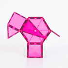 Connetix Charity Pack - Pink - 20 Pieces-Combined with strong magnets, Connetix allow children to build bigger and expand the possibilities of construction play