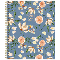 Pen & Pillar 2027 Large Weekly/ Monthly Planner - 11-¼" H x 9" W - Elora - Bilingual-12 tabbed months: January - December 2027
