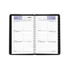 AT-A-GLANCE 2027 Weekly Appointment Book - 8" H x 4-7/8" W - Black - Bilingual-One week per two-page spread