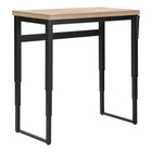 Monarch Specialties 7678 48" Computer Desk - Natural/Adj.Height/ Black Metal-6