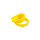 JAM Paper Colourful Rubber Bands - Size 33 - Yellow - 100 Pack-Quantity: 100 Reusable Rubber Bands per colour | Bands are latex free