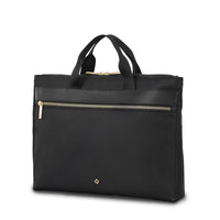 Samsonite 14.1" Mobile Solutions 2 Convertible Slim Briefcase - Black-The lining of this product was made from rPET fabric, made from plastic bottles used by consumers