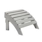 Backyard Lifestyles Footrest - Light Grey-Durable Weather Resistant Polystyrene: HIPS, High Impact Polystyrene.