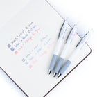 Pentel Floatune Retractable Advanced Rollerball Pen - 0.5 mm - Black Ink-The textured grip provides comfort and control for long writing sessions
