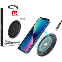 MyBat Pro 15 W Wireless Charging Pad - Black-Compatible with All Wireless Charging Phones and Earbuds