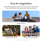 Google Pixel 9 - 128 GB - Obsidian - Unlocked-Advanced camera. Next-level amazing: The advanced Pixel Camera includes a 50 MP main sensor for incredible image and video quality. And a new 48 MP ultrawide camera for stunning Macro Focus.
