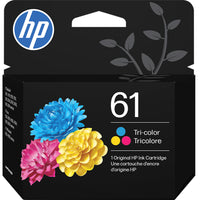 HP 61 Original Ink Cartridge - Standard Yield - Tri-Color -Standard‑yield cartridge prints up to 200 pages