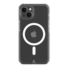 AXS PROShield Drop-tested MagSafe Compatible Clear Case for for Apple iPhone 13 mini - Black-Anti-UV material offers a crystal clear design