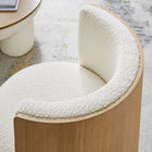 Modway Solis Boucle Accent Chair - Natural/Ivory-Only Leg Assembly Required