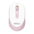 Adesso iMouse A30P Wireless Mouse - Pink - Copilot Key-Wireless mouse with Copilot key