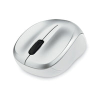 Verbatim Silent Wireless Blue LED Mouse, Silver (99777)-Truly silent mouse featuring Silent Technology, silent click switches, and rubber covers