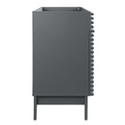 Modway Render 48" Single Sink Compatible Bathroom Vanity Cabinet - Grey-Soft-Close Doors