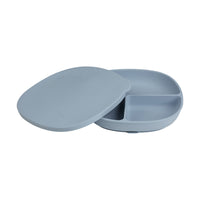 b.box Silicone Plate + Lid - Ocean-Made from baby-safe platinum silicone