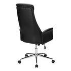 Monarch Specialties 7344 Ergonomic Leather-Look Office Chair - Black-Enjoy a hassle-free easy to assemble setup experience with clear instructions and all hardware included