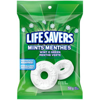 Life Savers Wint-O-Green - 150g-Individually Wrapped Candy, Spearmint Flavour