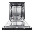 Kucht 24" Top Control Dishwasher - Stainless Steel-The Multiple Filter System helps for a better performance allowing the dishwasher to operate with less water and less energy