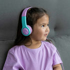 JLab JBuddies Gen2 Folding Wired Headphones - Pink/Teal-3.5mm connector