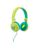 Planet Buddies Kids Wired Headphones - Green (Turtle)-Comfortable Design: Lightweight, adjustable and foldable, with super-soft ear cushions and headband. More than just kids toys, our headphones come in a range of characters to educate kids on endangered species and environmental issues