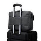 Bugatti Madison 15.6" Briefcase - Grey-Dimensions: 15" H x 17.7" L x 2.4" D