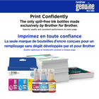 Brother Genuine BTD180 3-Piece Ink Cartridge Set - High Yield - Cyan - Magenta - Yellow-Eco-friendly bottles mean reduced cartridge waste