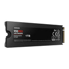 Samsung 990 PRO with Heatsink 1 TB PCIe 4.0 NVMe M.2 SSD - Black-Compatible with PlayStation 5, desktops and laptops meeting the PCI-SIG D8 standard