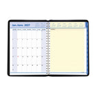 AT-A-GLANCE 2027 QuickNotes Weekly/Monthly Appointment Book - 10-7/8" H x 8-1/4" W - Black - Bilingual-Weekly: one week per two-page spread with full weekends and QuickNotes column, monthly: full month on left page and QuickNotes area on right page with past and seven future months reference