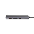 Kopplen Type-C 6-in-1 Multi Hub - Space Grey-Persistent Connection: The 1Gbps RJ45 Ethernet port ensures stable wired network connectivity without needing any drivers