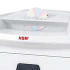 HSM Securio B24C 19-Sheet Cross-Cut Commercial Shredder-9-gallon basket capacity