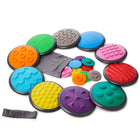 Winther GONGE Tactile Discs – Complete Set of 10-Tactile material challenges children's sense of touch on both hands and feet
