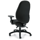 Global ObusForme Comfort Medium Back Multi-Tilter Office Chair with Schukra - Black-Infinite position tilt lock control locks the chair in place, or allows it to tilt freely, according to user preference