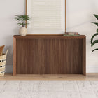 Hudson&Canal Piedmont 56"W Console Table - Satin Walnut-Features easy assembly