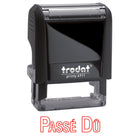 Trodat Printy 4911 Climate Neutral Self-Inking Stamp - "Passe Du"-High-quality stamp with nontoxic, water-based ink