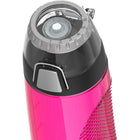 Thermos Water Bottle - 710 mL - Pink-Capacity markings alongside of bottle