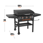 Blackstone 28" Original XL Omnivore With Hood-Patented rear grease management system