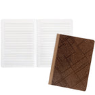 Hilroy Debossed Brown Journal - 6" x 8" - 96 Sheets-Casebound