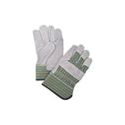 Zenith Safety Split Cowhide Fitters, Superior Quality Gloves, Rubberized Cuff, Medium, 36 Pack-Absorbent cotton-lined palm