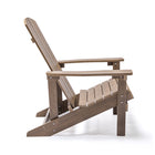 Backyard Lifestyles Adirondack Chair - Brown-Constructed of UV Protected Polystyrene.